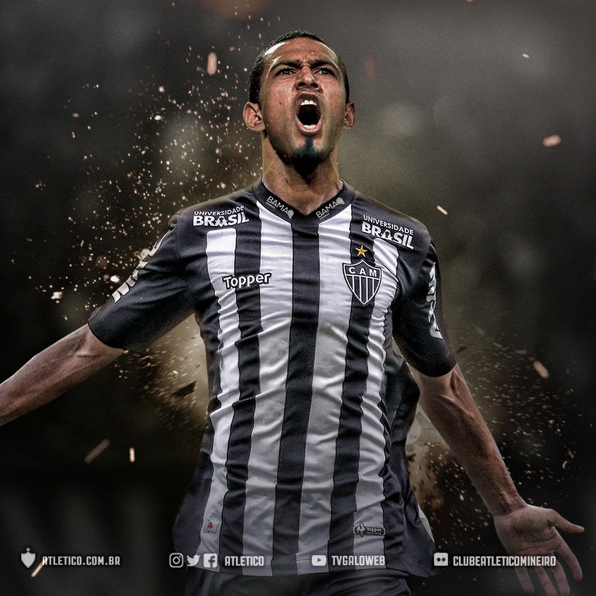 Mineiro: Ex-Fluminense, atacante é anunciado pelo Atlético-MG e assina até 2021