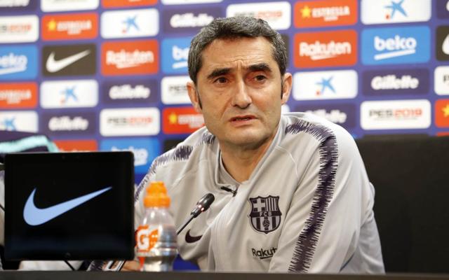 Espanhol: Presidente do Barcelona garante a permanência de Ernesto Valverde como técnico