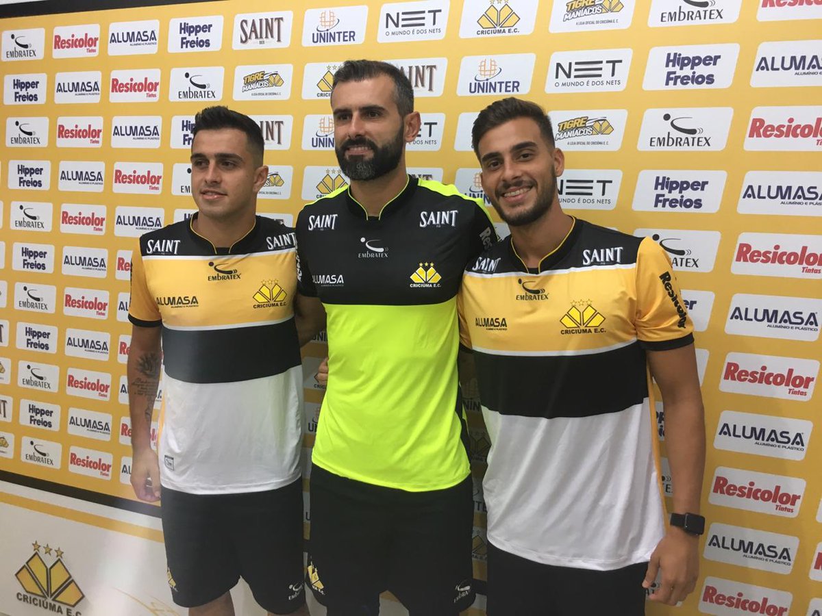 Catarinense: Criciúma apresenta trio de reforços e dois deles já podem estrear