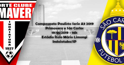 Paulista A3: Primavera convoca torcida para estreia diante do São Carlos