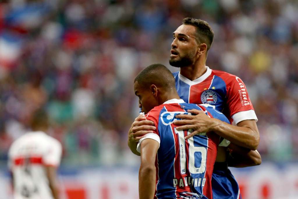 Gilberto marca na estreia, mas Bahia fica no empate com o CRB na Copa do Nordeste