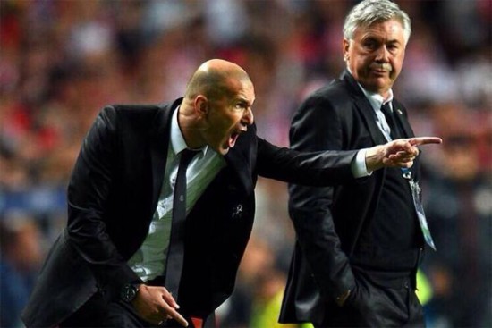 Ancelotti diz que mudou a forma como pensa futebol depois de treinar Zidane 2 0002050364188 img