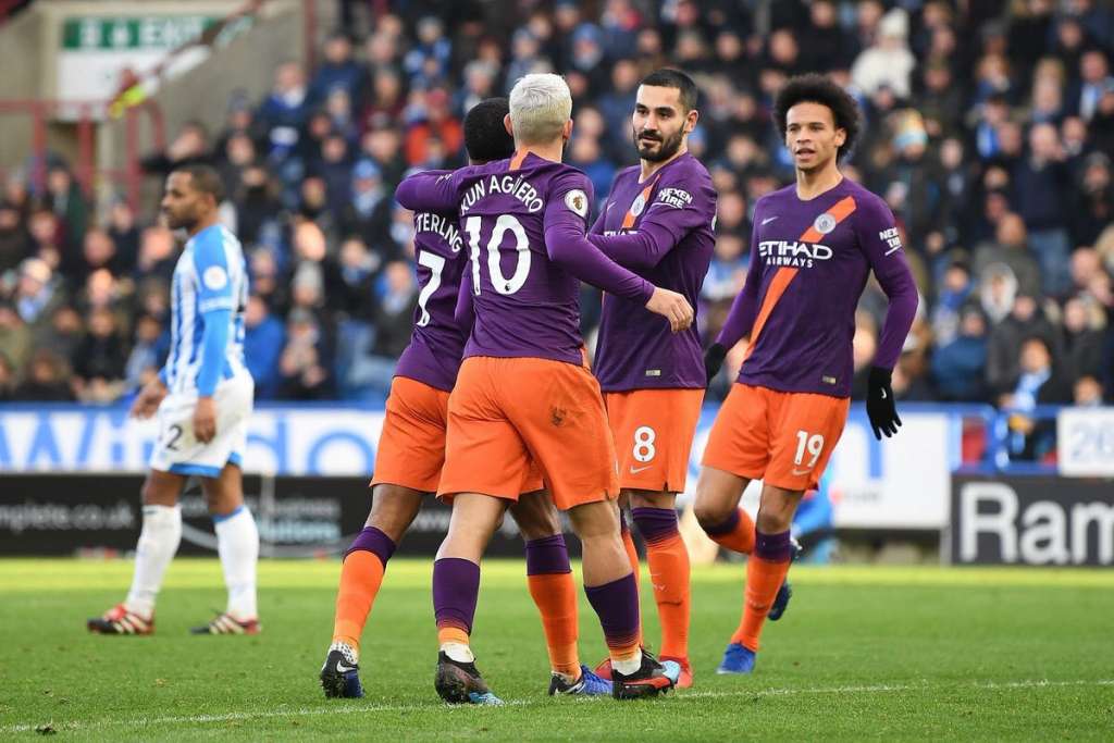 Manchester City venceu mais uma no Campeonato Inglês