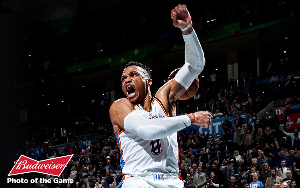 NBA: Com ‘triple-double’ de Westbrook, Thunder derrota Trail Blazers