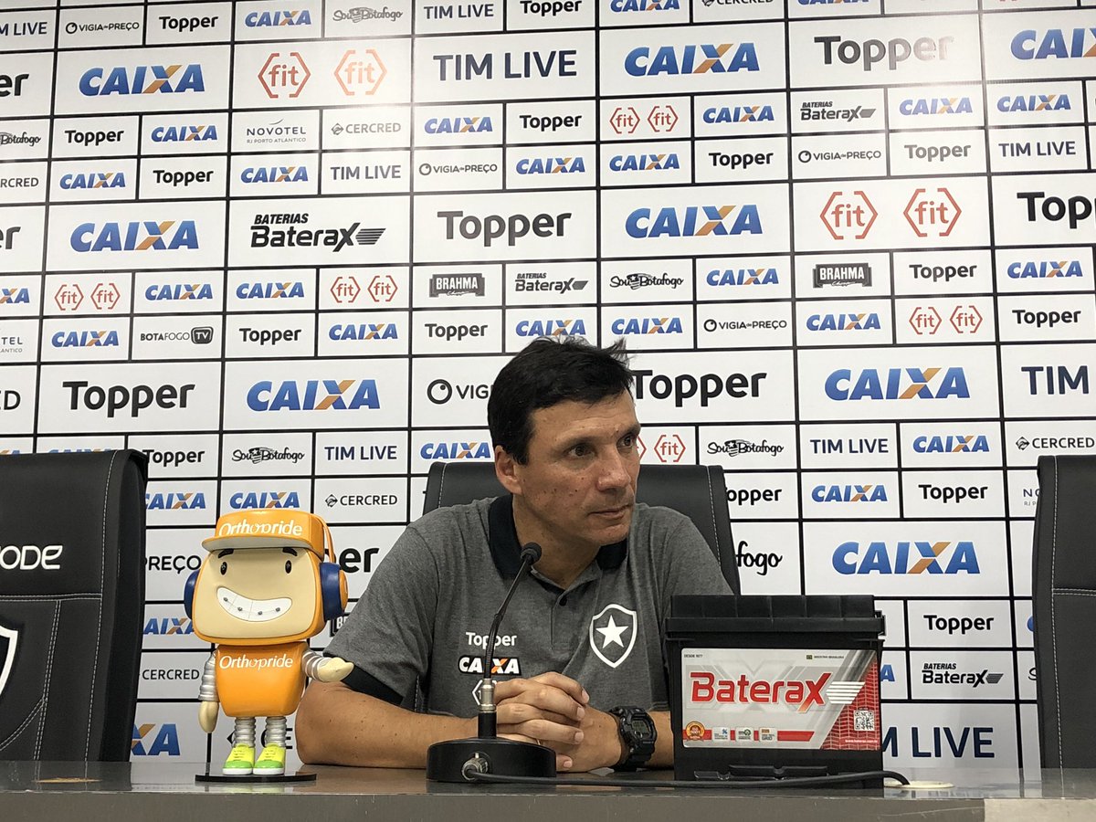 Após empate, Zé Ricardo rebate críticas e garante: ‘Botafogo vai dar resposta’