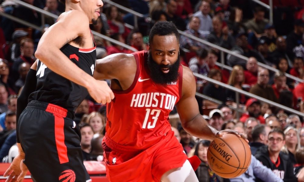 Basquete: Harden faz 35 pontos e Houston Rockets derrota o Toronto Raptors por 121 a 119