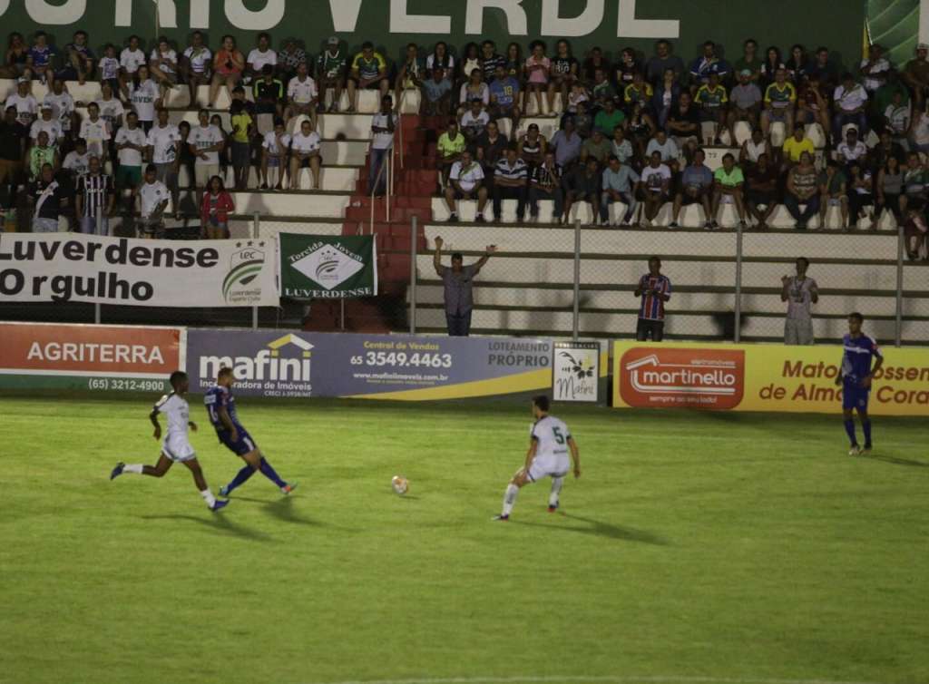 Luverdense e Sinop fizeram o clássico do norte no Passo das Emas: melhor para o time da casa