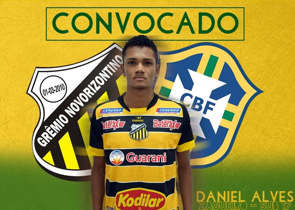 Promessa da base do Novorizontino é convocado para a Seleção Brasileira Sub-17