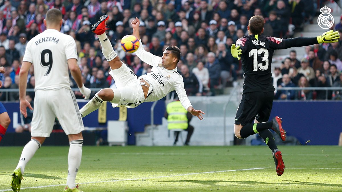 ESPANHOL: Com golaço de Casemiro, Real vence clássico de Madri e supera Atlético na tabela