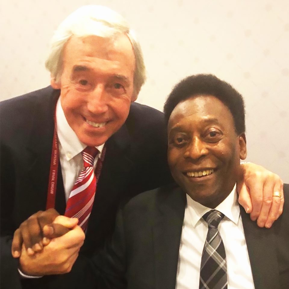 Pelé e Gordon Banks