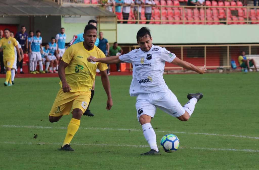 O ABC garantiu a classificação para a segunda fase da Copa do Brasil ao vencer o Galvez (Foto: Andrei Torres/ABC)