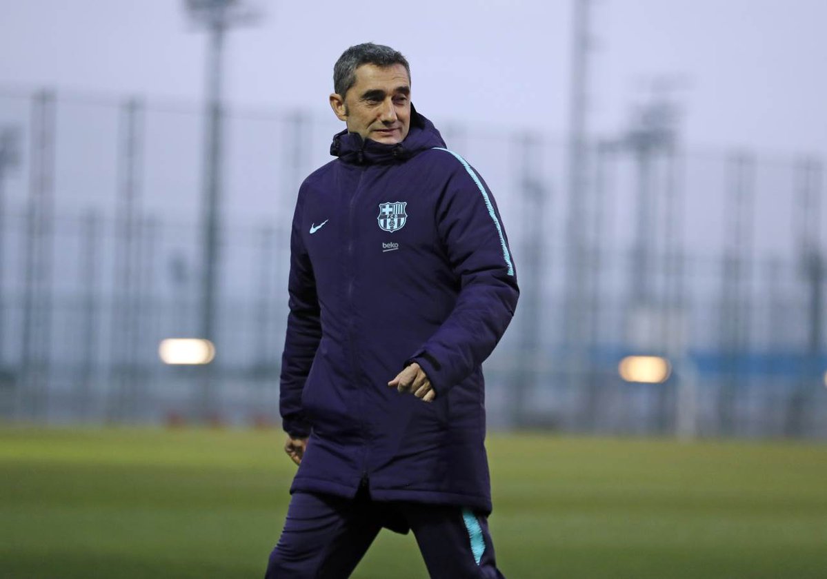 Espanhol: De novo contrato, Valverde exalta necessidade de ganhar títulos no Barça
