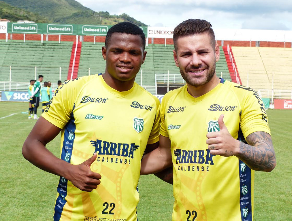 Mineiro: Caldense apresenta meia e atacante vindos do Náutico