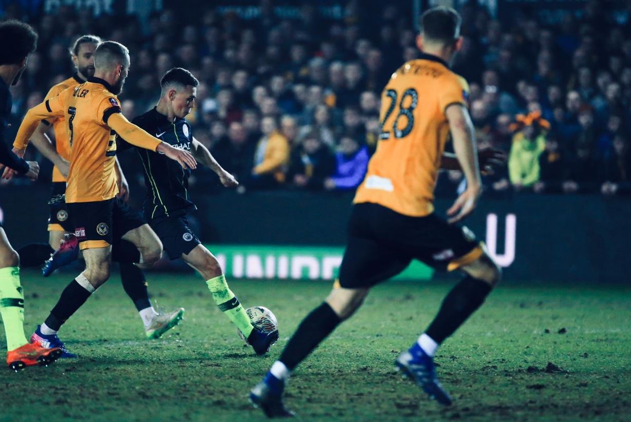 COPA DA INGLATERRA: Manchester City goleia Newport Country e está nas quartas