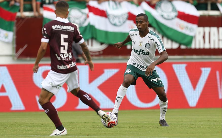 Paulistão: Felipe Pires deve ser desfalque do Palmeiras por até um mês