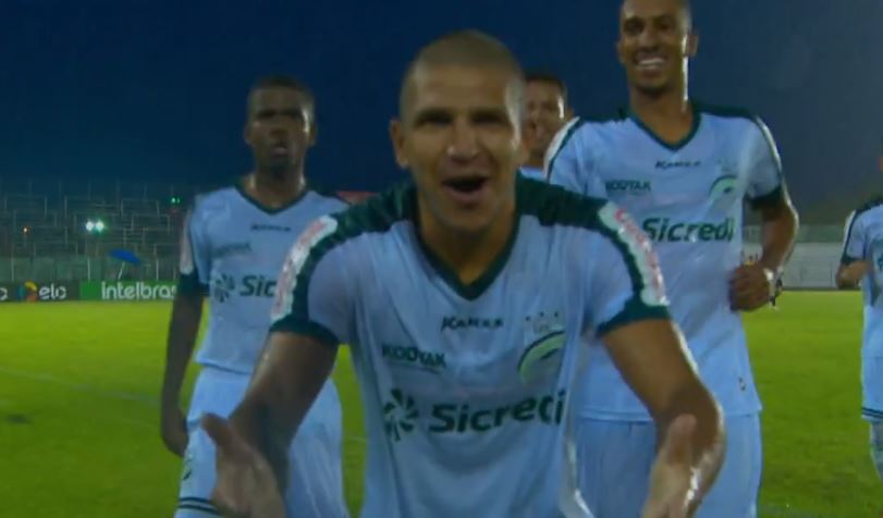 Wilson Júnior marcou o gol da vitória do Luverdense. (Foto: Reprodução)