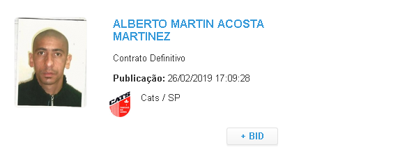 Paulista A3: Acosta aparece no BID e está pronto para reestrear pelo Taboão da Serra