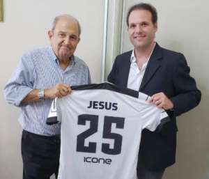 Vice-presidente do Bragantino,Luiz Arthur visita o prefeito Jesus Chedid