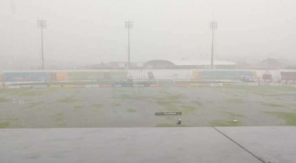 Fortes chuvas em Sobral impediram a realização do jogo no Junco | Foto: Divulgação/Ferroviário Atlético Clube - Divulgação/Ferroviário Atlético Clube