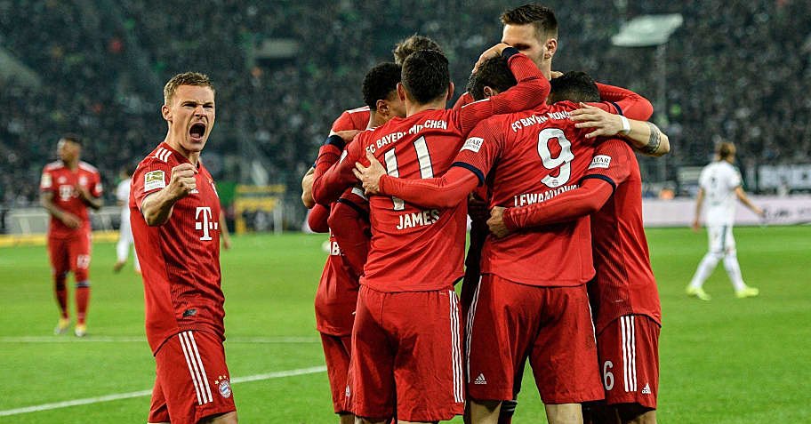 ALEMÃO: Bayern goleia fora de casa e volta a alcançar Borussia na ponta