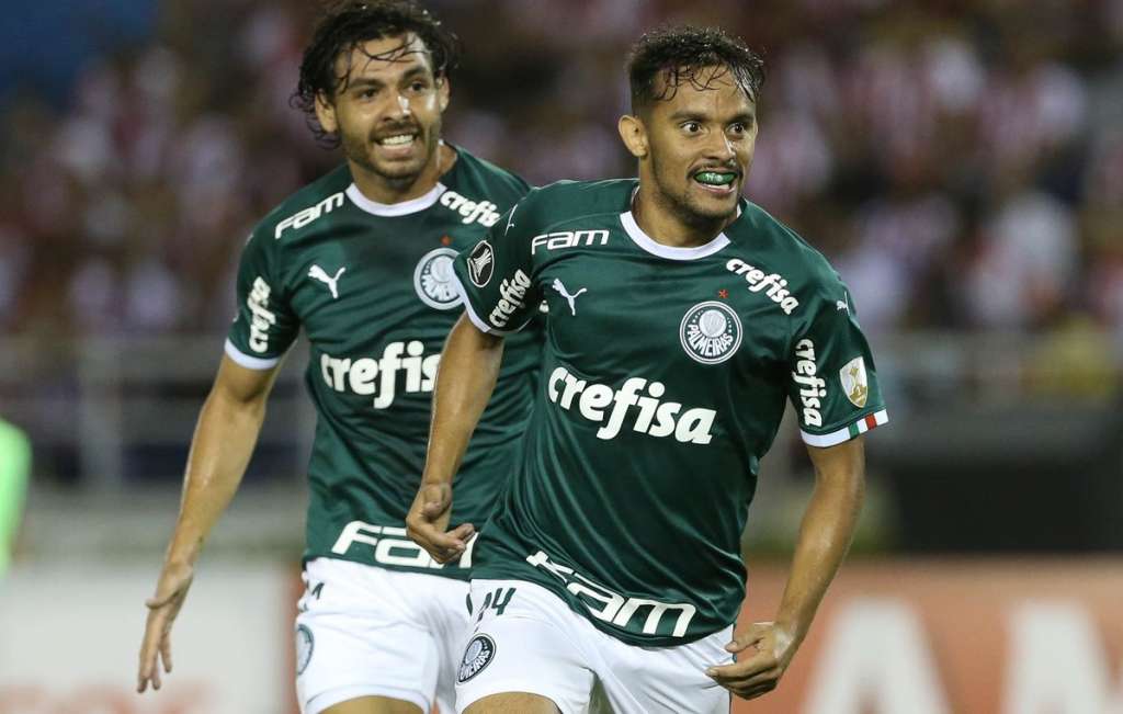 Libertadores: Gustavo Scarpa festeja gol e espera 'sequência vitoriosa' no Palmeiras - Foto: Divulgação / SEP