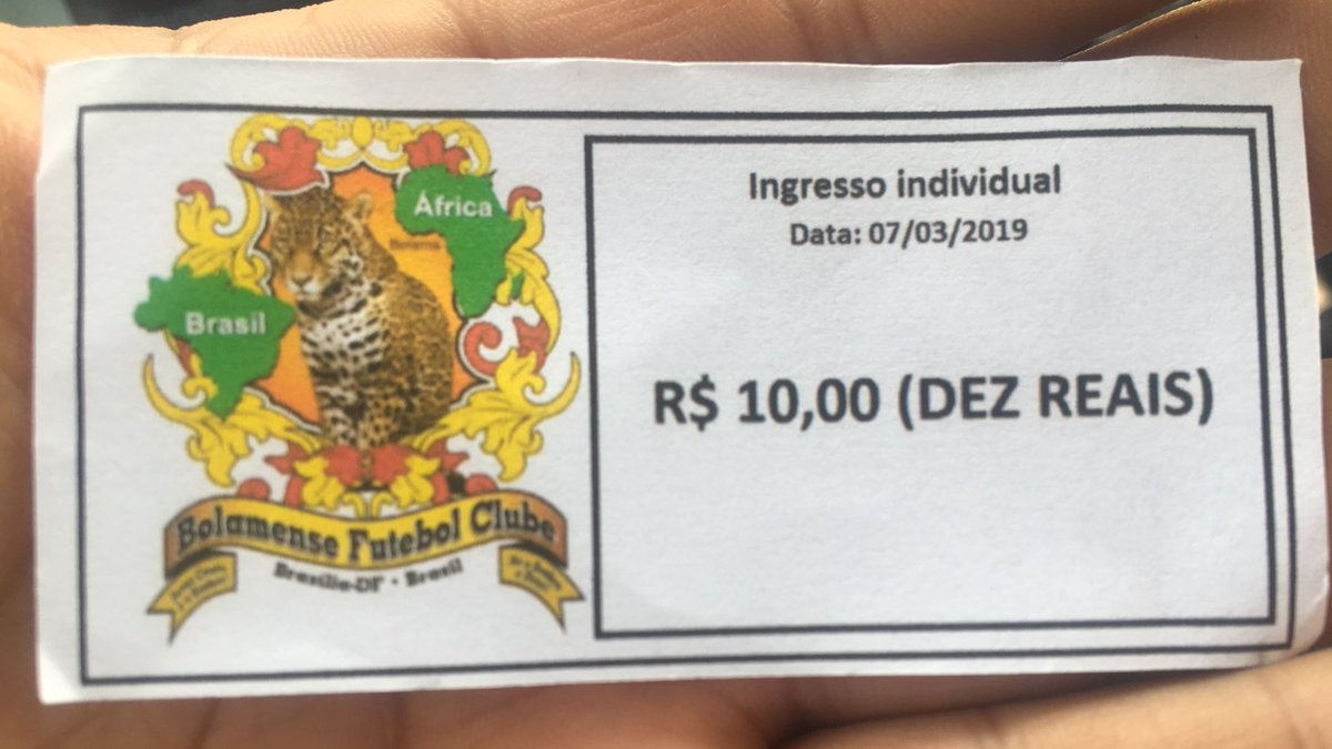 Jogo do Candangão tem um pagante e campo sendo pintado no intervalo