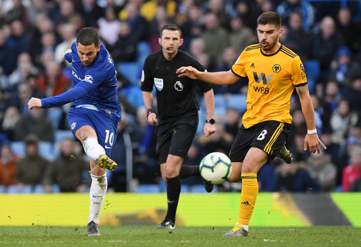 INGLÊS: Contra o Wolverhampton, Hazard salva Chelsea com empate nos acréscimos