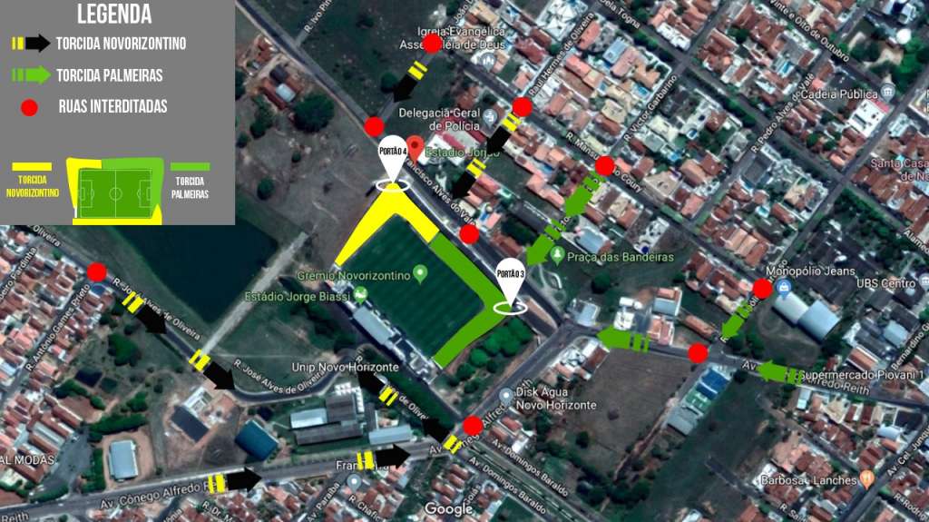 Com estádio meio a meio com o Palmeiras, Novorizontino inicia venda de ingressos