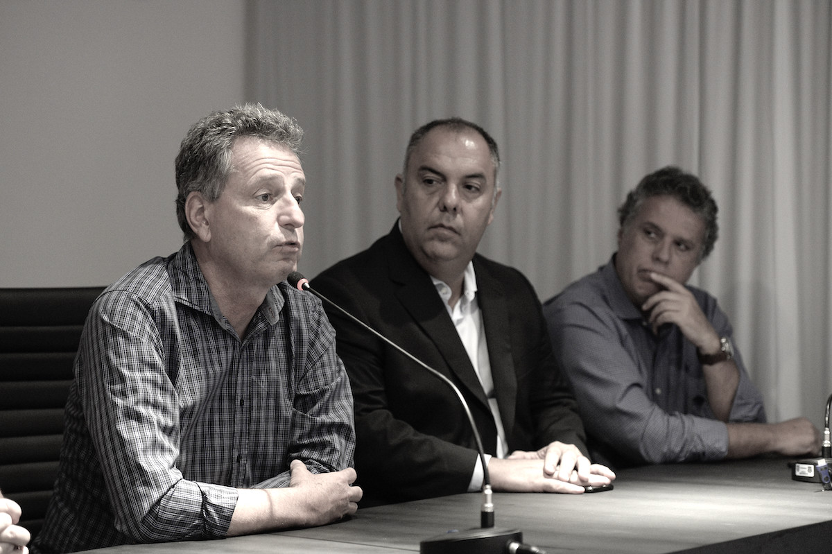 Presidente do Flamengo presta depoimento sobre incêndio no CT Ninho do Urubu