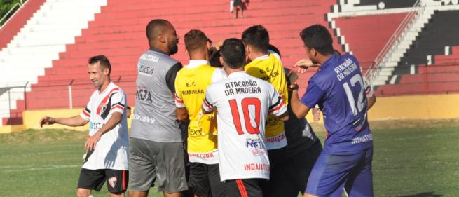 Primavera festeja muito gol da vitória sobre o forte Desportivo Brasil. Foto: Manoel Messias