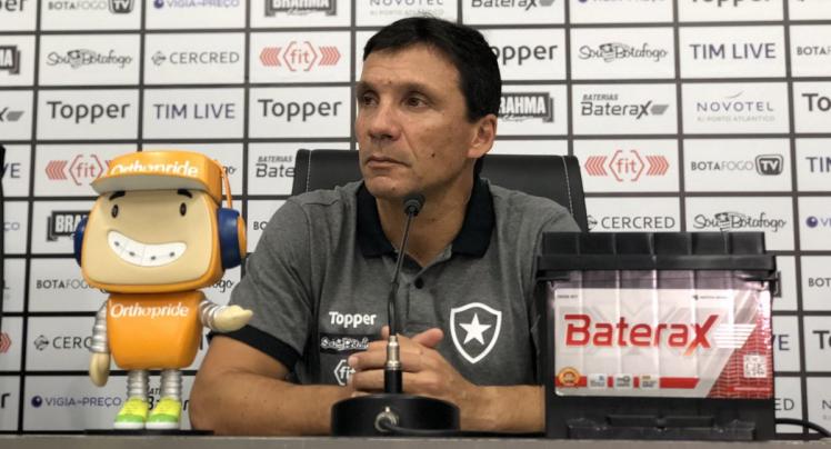 Zé Ricardo analisou o desempenho do Botafogo
