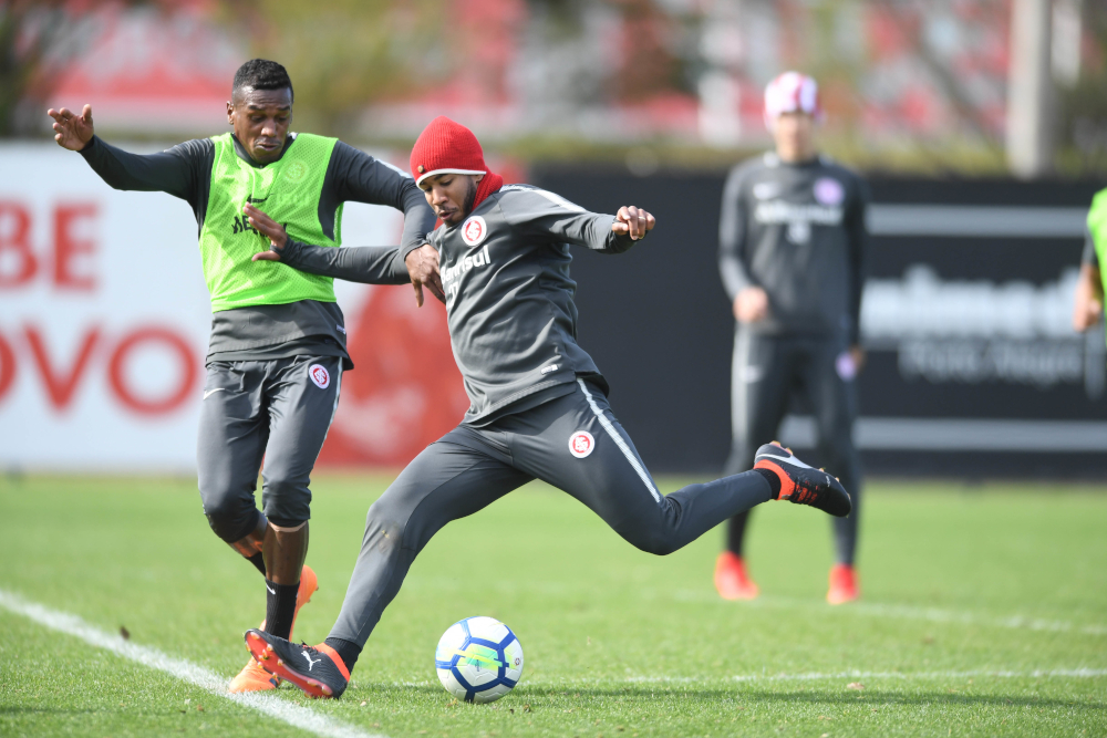 Patrick treina normalmente e deve reforçar o Inter na semifinal do Gaúcho