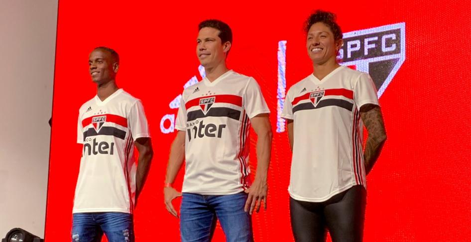 Adidas apresentou nova camisa do São Paulo