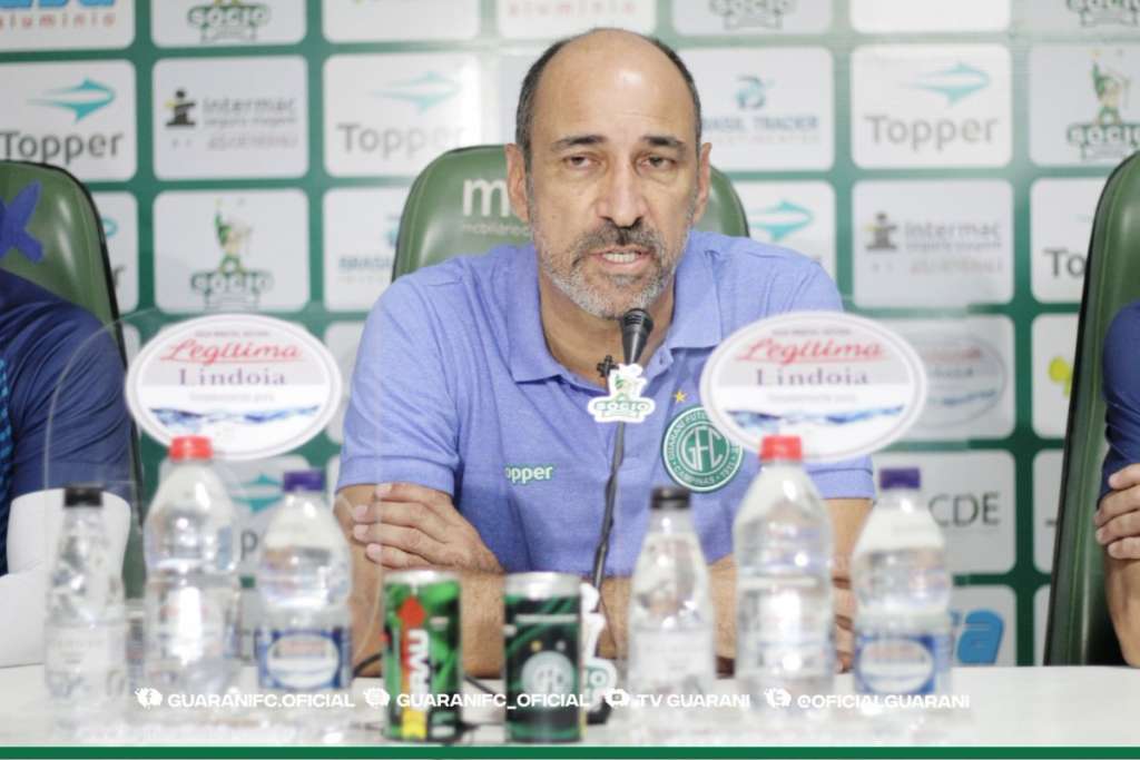 Vinícius Eutrópio foi apresentado como técnico do Guarani - Reprodução/Guarani