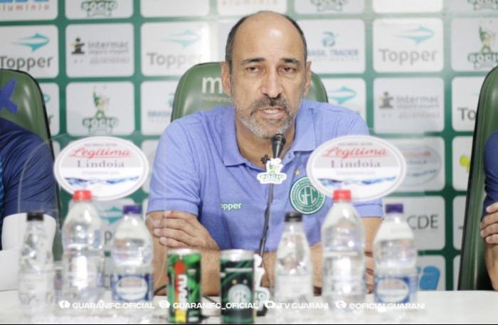 Treinador conversou com o FI sobre o jogo-treino de sábado - Letícia Martins/Guarani Futebol Clube