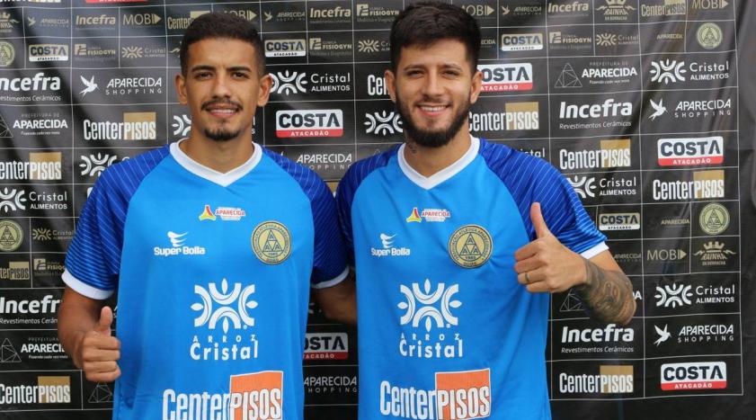Rodriguinho e Ayrton são apresentados na Aparecidense - Reprodução/Aparecidense-GO