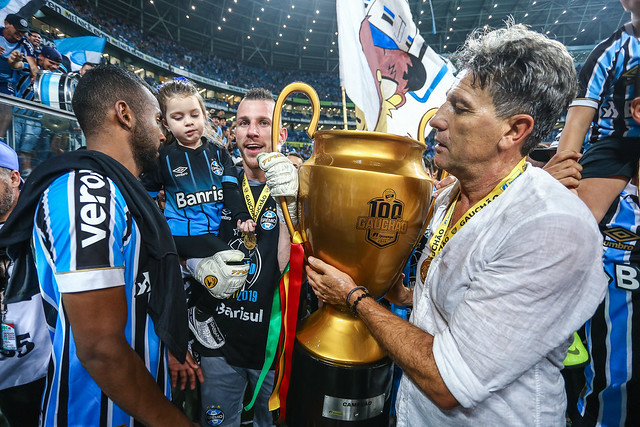 Após título do Grêmio, Renato Gaúcho não deixa barato e zoa Renata Fan