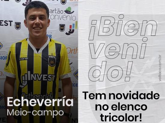 Echeverría, novo reforço do Volta Redonda