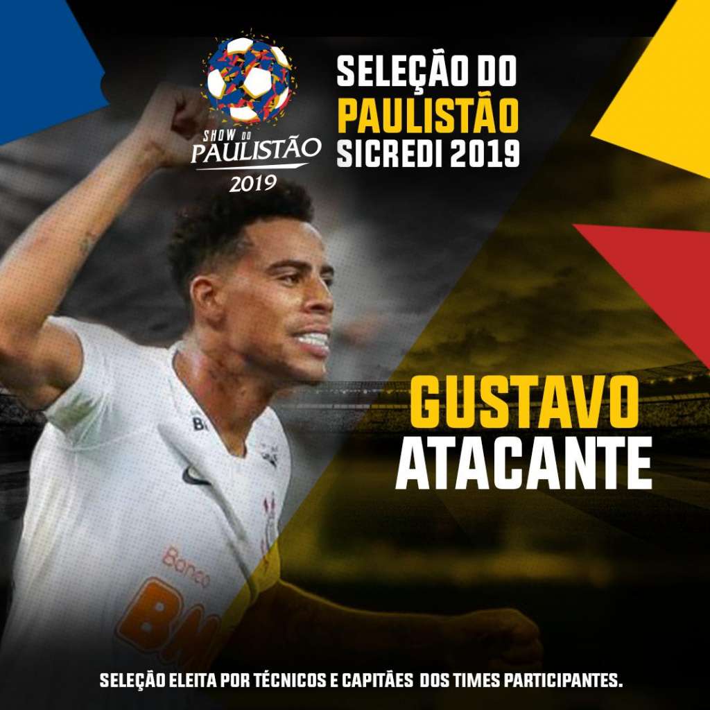 Gustagol volta para ser campeão e entra na Seleção do Paulistão