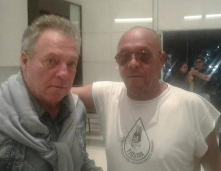 Abel Braga e Adalberto, em foto recente