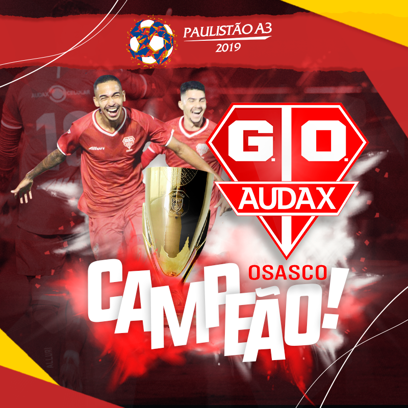 Monte Azul 0 x 2 Audax – GEO vence fora de casa e é campeão da Série A3