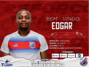 Série D: Bragantino-PA anuncia chegada de 'polêmico' atacante ex-Remo e Sampaio