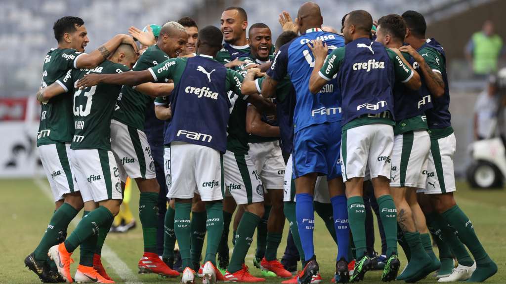 O Palmeiras assumiu a liderança nos critérios de desempate depois de vencer o Atlético-MG