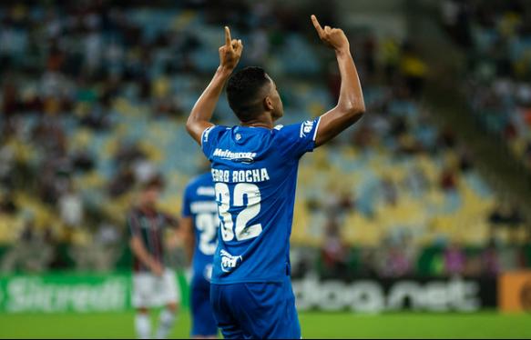 Pedro Rocha fez o gol do Cruzeiro