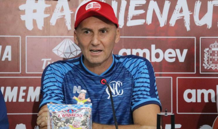 Gilmar Dal Pozzo mostra confiança antes da reestreia pelo Náutico. (Foto: Léo Lemos / Náutico)