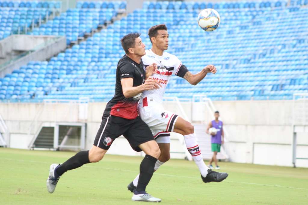 Santa Cruz de Natal e River ficaram no empate na Arena das Dunas (Foto: Victor Costa/River AC)