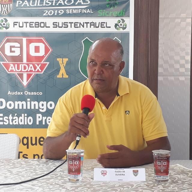 Tiroga, diretor de futebol do Audax Rio, comemora elenco encorpado na Série B1 do Carioca