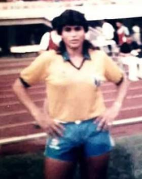 Cebola foi a primeira artilheira brasileira em Mundial - Divulgação Saad