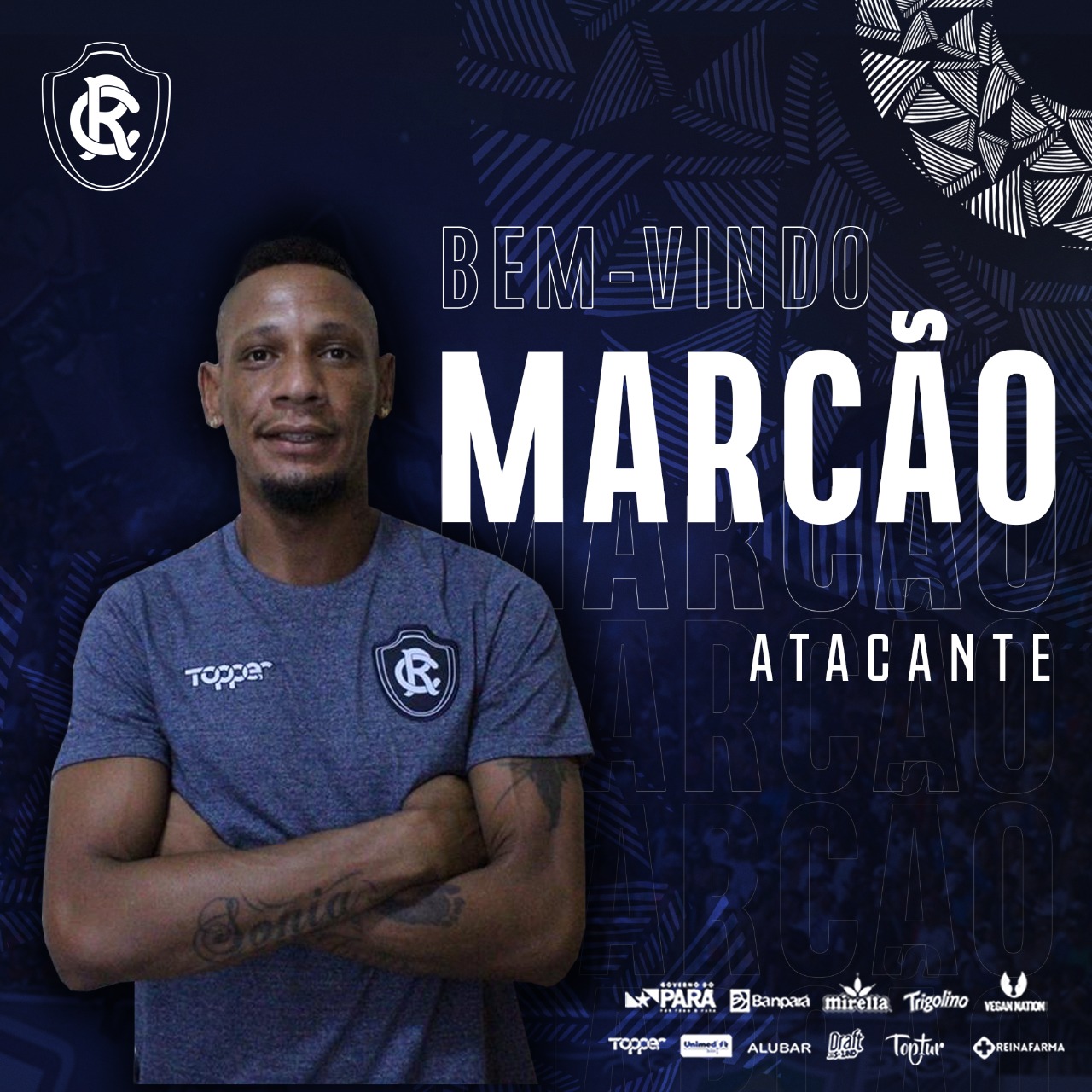 Série C: Remo contrata atacante Marcão, ex-Atlético-GO e Guarani