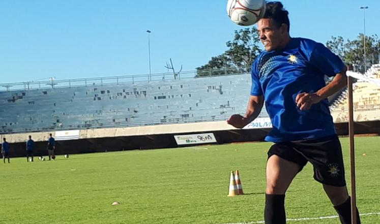 Elenilson foi o autor do gol da vitória - Izabela Martins/Palmas Divulgação